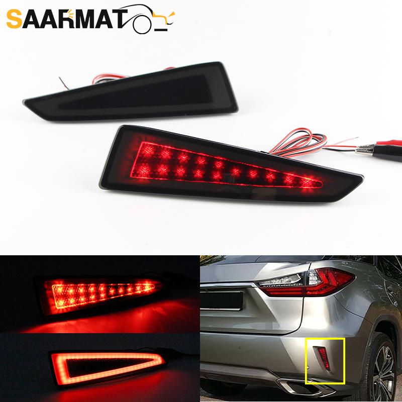 LED Rear Bumper Reflector Lights For Lexus 2015-2025 Rx300 Rx350 Rx450h, Function as Tail, Brake&Rear Fog Lamps Car Accessories
LED Rear Bumper Reflector Lights For Lexus 2015-2025 Rx300 Rx350 Rx450h, Function as Tail, Brake&Rear Fog Lamps Car Accessories