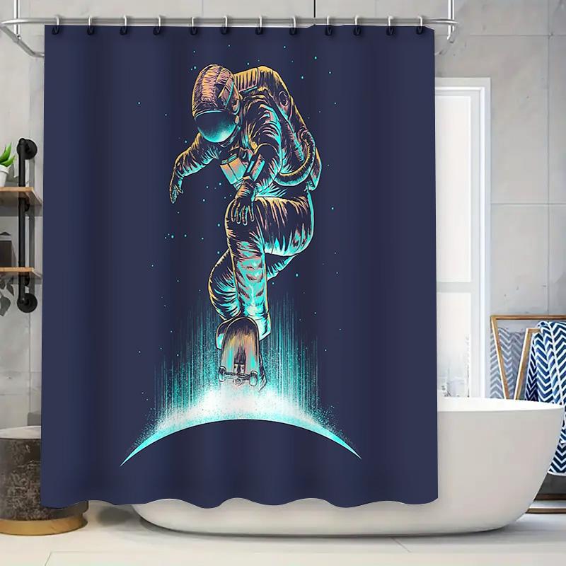 Galaxy Skateboard Shower Curtain Space Universe Cosmic Starry Night Decor For Bathroom W60H190(CM)-1 Pcs
Galaxy Skateboard Shower Curtain Space Universe Cosmic Starry Night Decor For Bathroom W60H190(CM)-1 Pcs