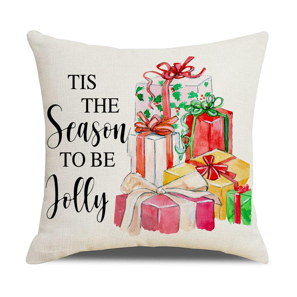 New Christmas Linen Pillow Cover Home Watercolor Style Simple Printed Bedside Pillow Cover 45 * 45Cm (excluding pillow core)
New Christmas Linen Pillow Cover Home Watercolor Style Simple Printed Bedside Pillow Cover 45 * 45Cm (excluding pillow core)