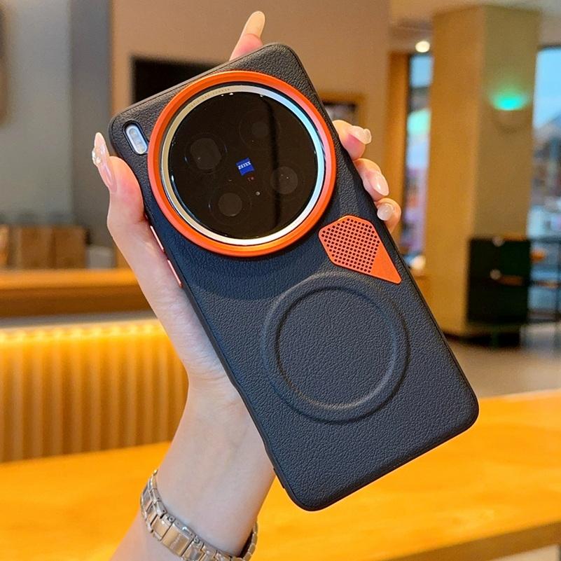 Orange Vent Magnetic Suction Ring Lens Heightening Protective Case For VIVO X200 Ultra X200s X200 Pro Mini Cover vivo X200
Orange Vent Magnetic Suction Ring Lens Heightening Protective Case For VIVO X200 Ultra X200s X200 Pro Mini Cover vivo X200