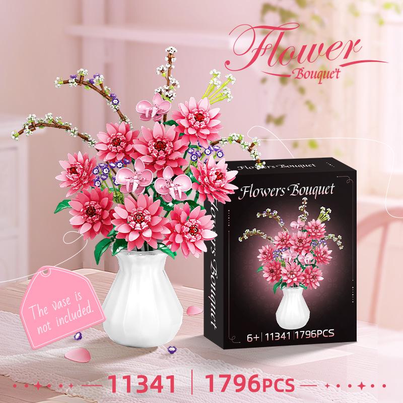 Challenging Adult Building Block Flower Bouquet - Educational Toy Gift for Girls
Challenging Adult Building Block Flower Bouquet - Educational Toy Gift for Girls