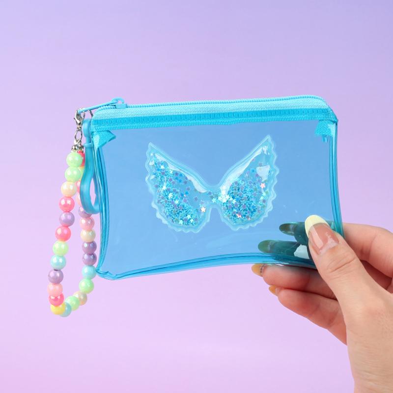 Candy Color Flowers Butterfly Coin Purse Clear Pvc Waterproof Zipper Wallet Keychain Portable Card Bag Storage Bags Student Gift as the picture
Candy Color Flowers Butterfly Coin Purse Clear Pvc Waterproof Zipper Wallet Keychain Portable Card Bag Storage Bags Student Gift as the picture