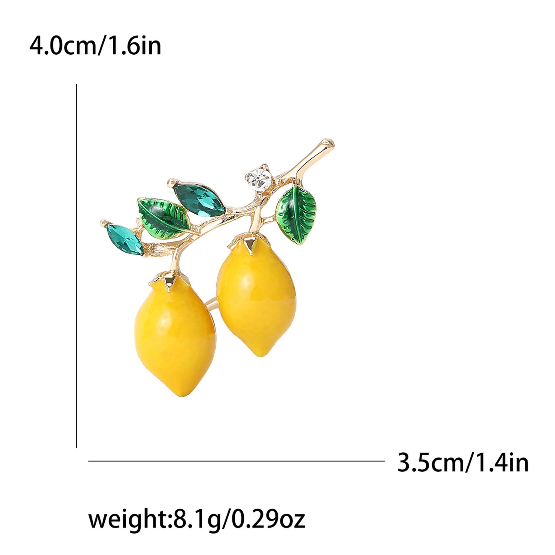 Модная свежая брошь из сплава с двойной лимонной эмалью, универсальная летняя женская рубашка, кардиган, корсаж, украшение, булавка
Модная свежая брошь из сплава с двойной лимонной эмалью, универсальная летняя женская рубашка, кардиган, корсаж, украшение, булавка