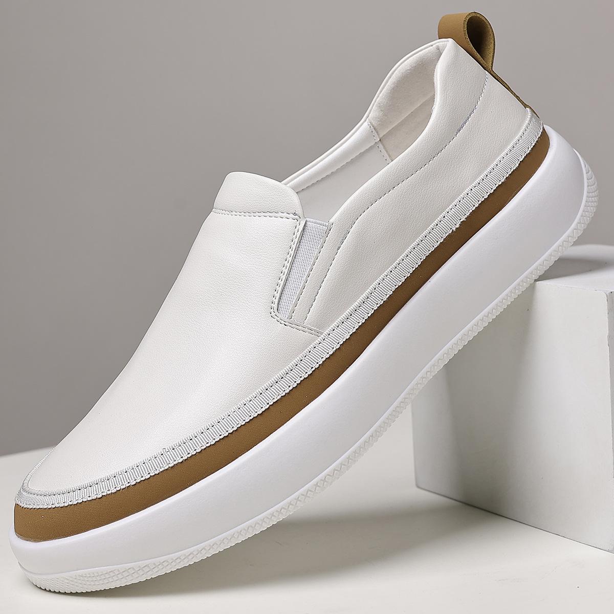 New youth versatile trend board shoes men s one-pedal non-slip platform leather shoes fashion sports and leisure men s shoes 39 белый
New youth versatile trend board shoes men s one-pedal non-slip platform leather shoes fashion sports and leisure men s shoes 39 белый