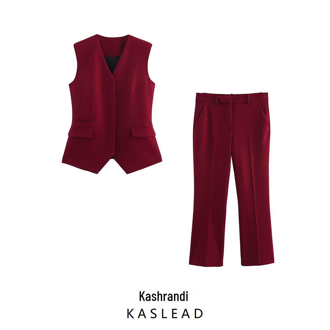 Spring 2025 Women s European & American V-neck Sleeveless Vest and Trousers Set Medium
Spring 2025 Women s European & American V-neck Sleeveless Vest and Trousers Set Medium