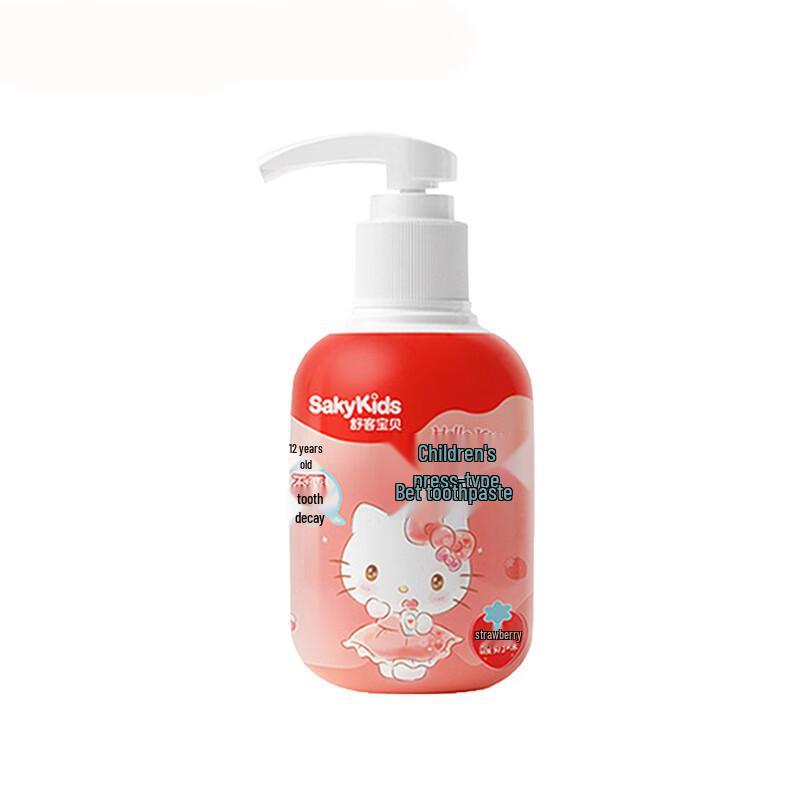 Saky Kids Anti-Cavity Strawberry Yogurt Gel Toothpaste
Saky Kids Anti-Cavity Strawberry Yogurt Gel Toothpaste