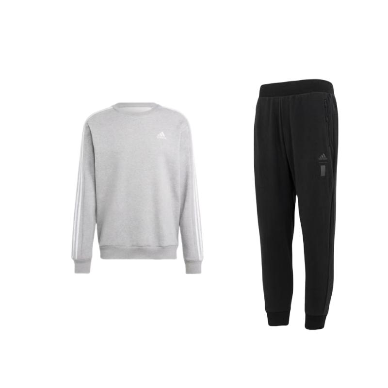 Adidas Three Stripe Fleece Crew Neck Long Sleeve Elastic Waist Cuffed Pants Casual Sports Suit Men suit IA8187+IJ6470 S
Adidas Three Stripe Fleece Crew Neck Long Sleeve Elastic Waist Cuffed Pants Casual Sports Suit Men suit IA8187+IJ6470 S