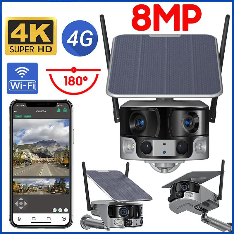 4G Sim-карта/WIFI 180° Ультраширокий кут огляду Сонячна зовнішня камера 8 МП Подвійний об’єктив 4-кратне збільшення Камера безпеки для виявлення людини верблюд
4G Sim-карта/WIFI 180° Ультраширокий кут огляду Сонячна зовнішня камера 8 МП Подвійний об’єктив 4-кратне збільшення Камера безпеки для виявлення людини верблюд