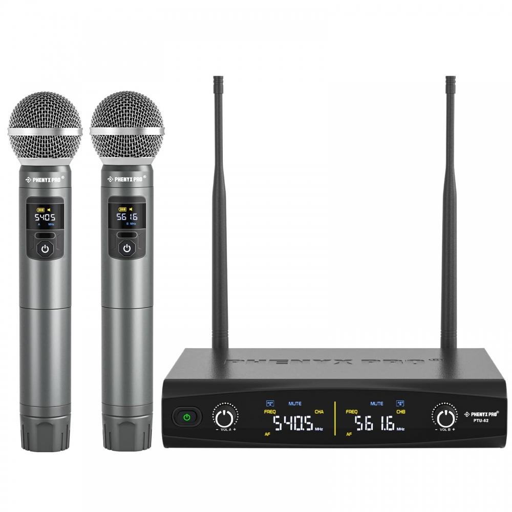 Беспроводная ручная микрофонная система Phenyx Pro UHF, регулируемый 30-частотный беспроводной микрофонный комплект, полностью металлический, 61 м (200 футов) Диапазон передачи, P
Беспроводная ручная микрофонная система Phenyx Pro UHF, регулируемый 30-частотный беспроводной микрофонный комплект, полностью металлический, 61 м (200 футов) Диапазон передачи, P