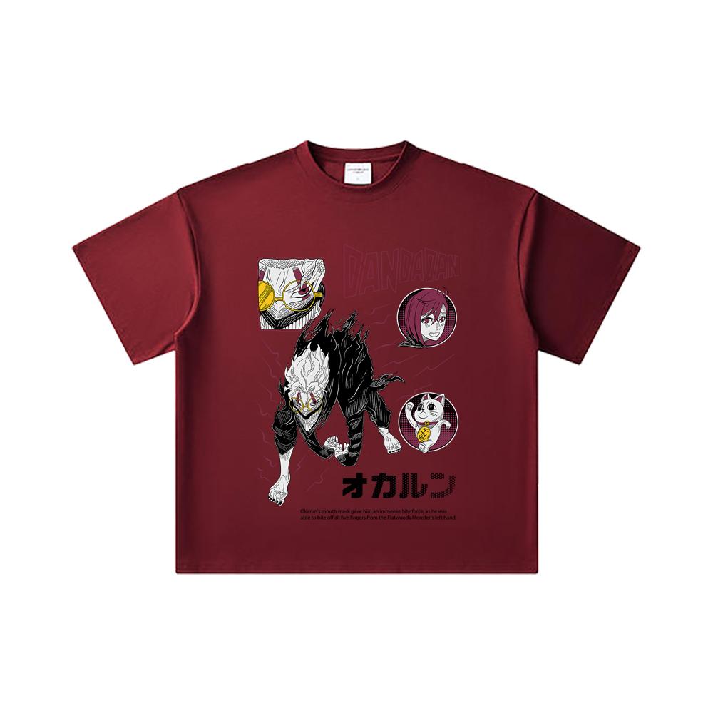 260 GSM Double Yarn 32 Count 100% Cotton DanDaDan V5 Okarun Print Unisex Heavy Cotton T Shirt 2XL вина червоного кольору
260 GSM Double Yarn 32 Count 100% Cotton DanDaDan V5 Okarun Print Unisex Heavy Cotton T Shirt 2XL вина червоного кольору