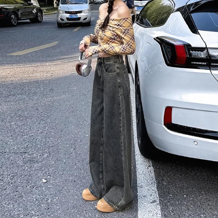 Джинсы с высокой талией и широкими штанинами для женщин Весна Свободные утягивающие джинсы с высокой талией и широкими штанинами для женщин Весна Джинсы в пол для женщин 2XL
Джинсы с высокой талией и широкими штанинами для женщин Весна Свободные утягивающие джинсы с высокой талией и широкими штанинами для женщин Весна Джинсы в пол для женщин 2XL