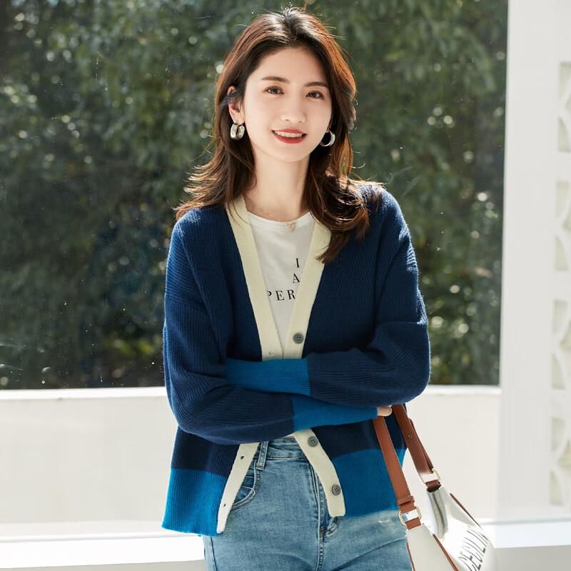 VICTORIA&VERA Women s Color-Block V-Neck Knit Cardigan XL
VICTORIA&VERA Women s Color-Block V-Neck Knit Cardigan XL