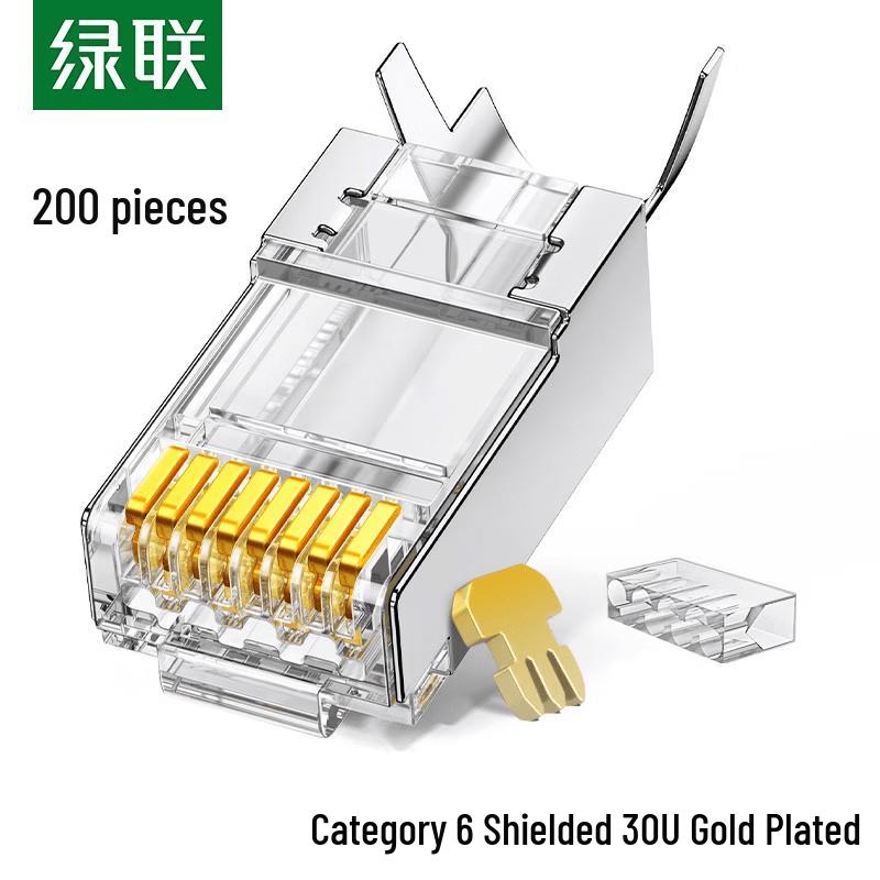 UGREEN Cat6 Shielded RJ45 Network Plug
UGREEN Cat6 Shielded RJ45 Network Plug