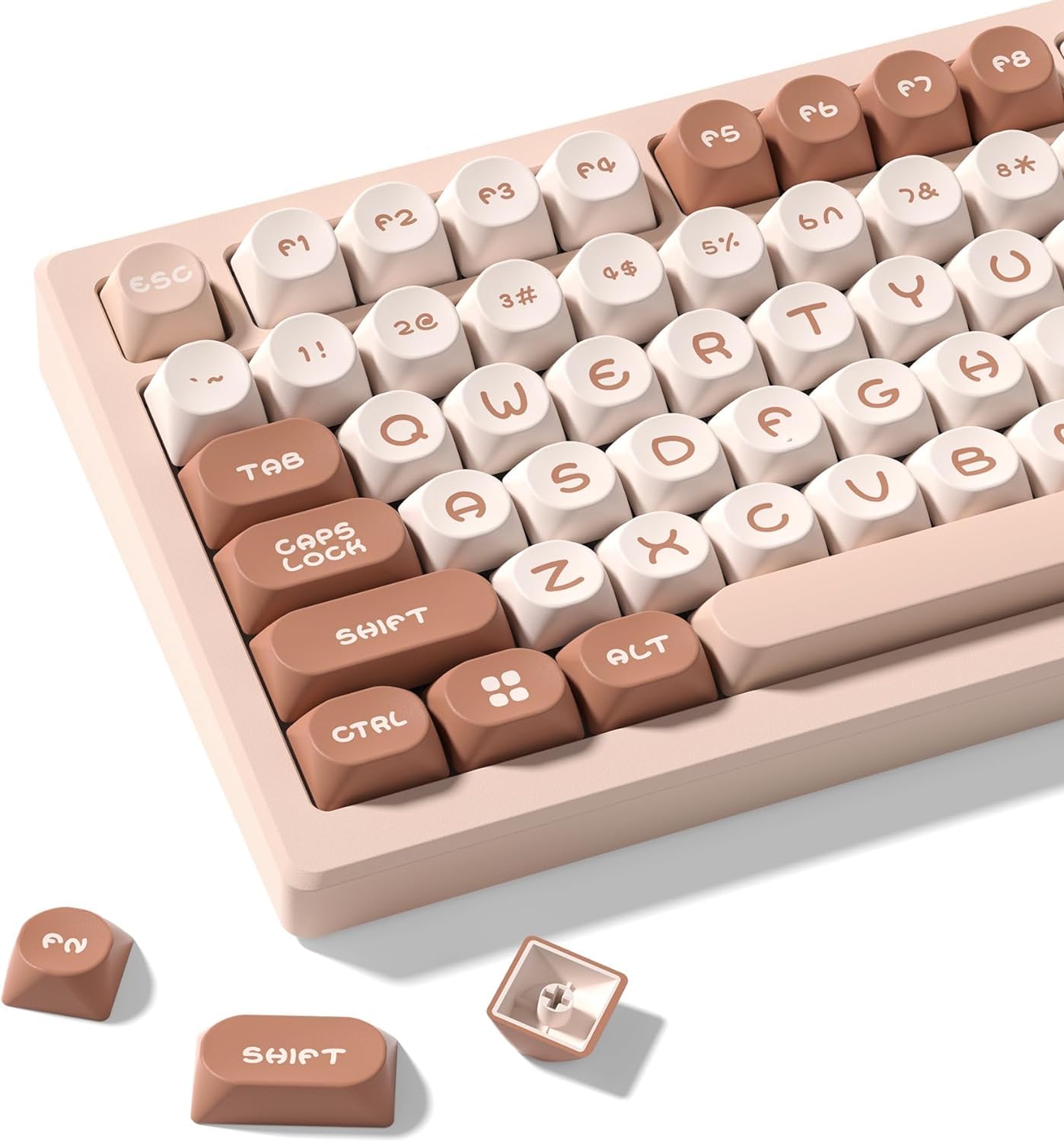 Womier Keycaps MOA Profile 130 Keys PBT Cute Keycap Set Double Shot Keycaps with Key Puller for Cherry Gateron MX Switches Mechanical Gaming Keyboard
Womier Keycaps MOA Profile 130 Keys PBT Cute Keycap Set Double Shot Keycaps with Key Puller for Cherry Gateron MX Switches Mechanical Gaming Keyboard