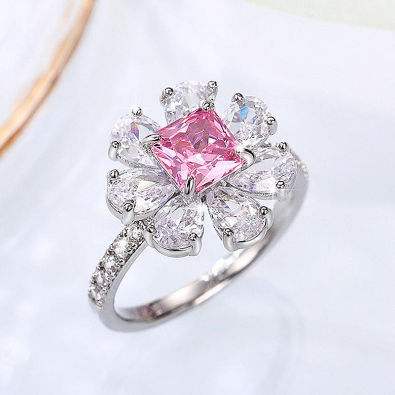 Huitan Romantic Women Flower Rings Luxury Inlay CZ Wedding Engagement Bands Finger Accessories Fancy Girl Gift Statement Zircon 6
Huitan Romantic Women Flower Rings Luxury Inlay CZ Wedding Engagement Bands Finger Accessories Fancy Girl Gift Statement Zircon 6