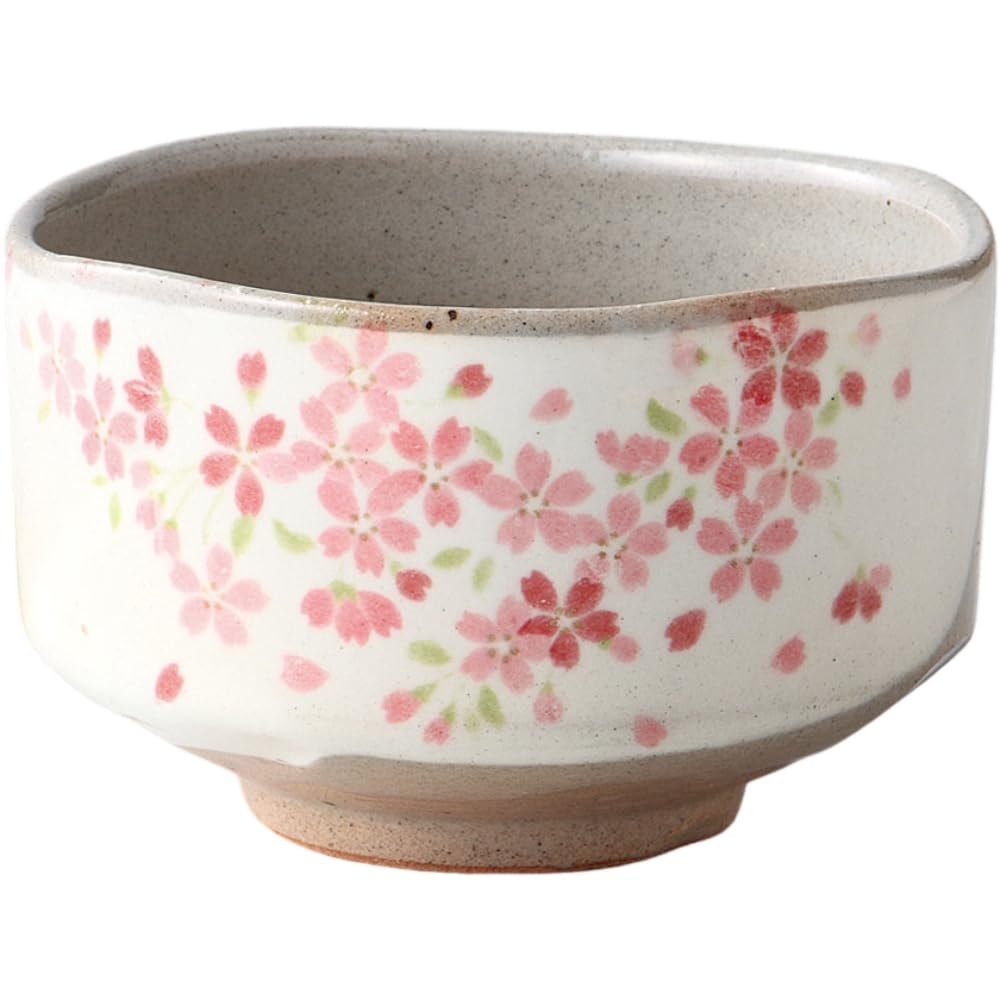 Matcha x x White with Pink Cherry Blossom Mino Ware Made in Japan Ale-net Bowl, W12.5 D12.5 H7.5cm, Design, Porcelain,
Matcha x x White with Pink Cherry Blossom Mino Ware Made in Japan Ale-net Bowl, W12.5 D12.5 H7.5cm, Design, Porcelain,