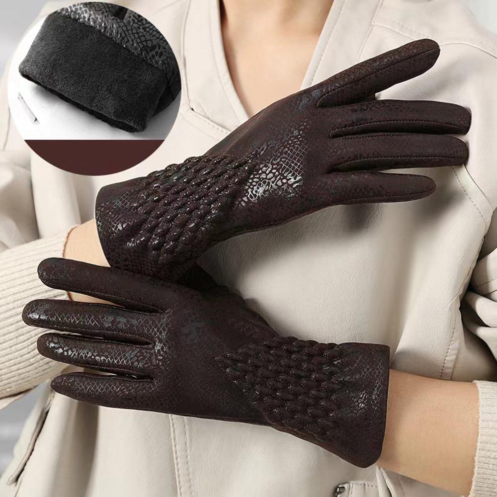 Snake Skin Pattern Touch Screen Gloves Touchable Screen Driving Mittens Outdoor Sports
Snake Skin Pattern Touch Screen Gloves Touchable Screen Driving Mittens Outdoor Sports
