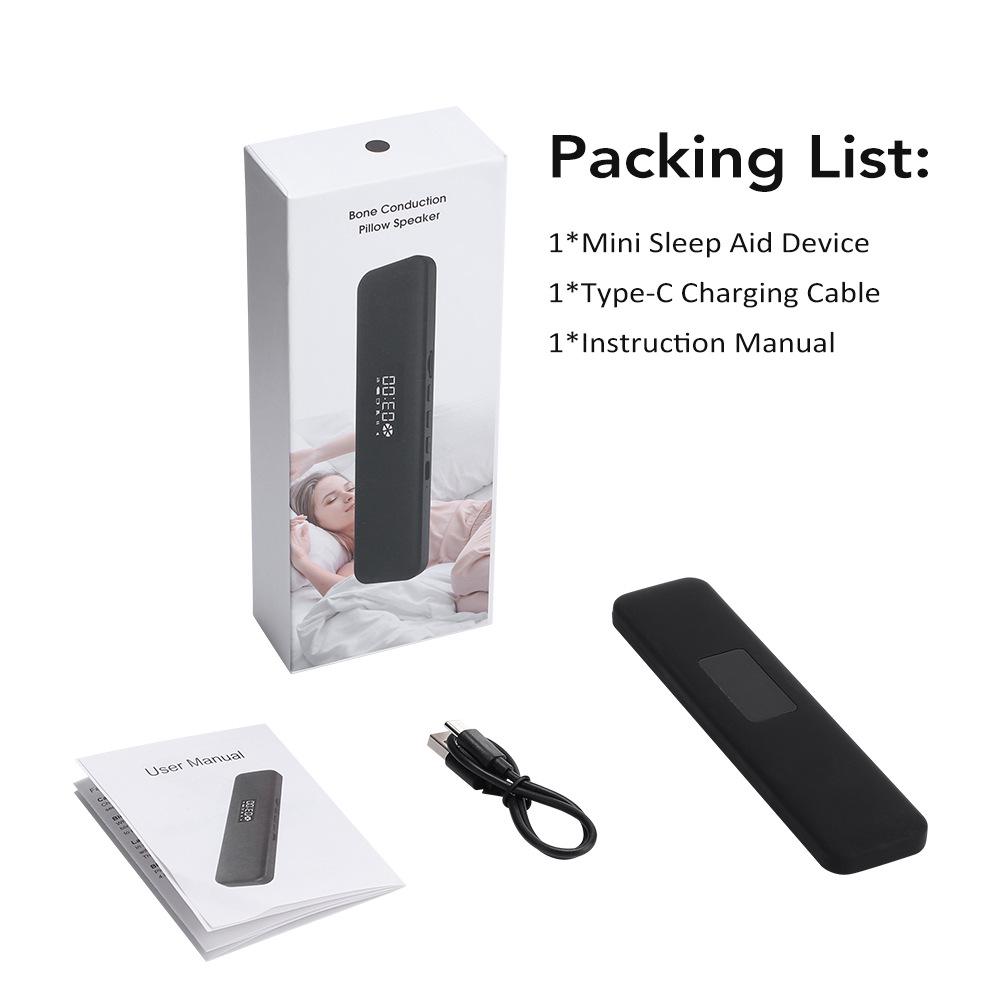 LED Sleep Aid In-Ear Bone Conduction Device with Digital Display, Long Battery Life, Auto Shut-off, and TF Card Slot чорний
LED Sleep Aid In-Ear Bone Conduction Device with Digital Display, Long Battery Life, Auto Shut-off, and TF Card Slot чорний