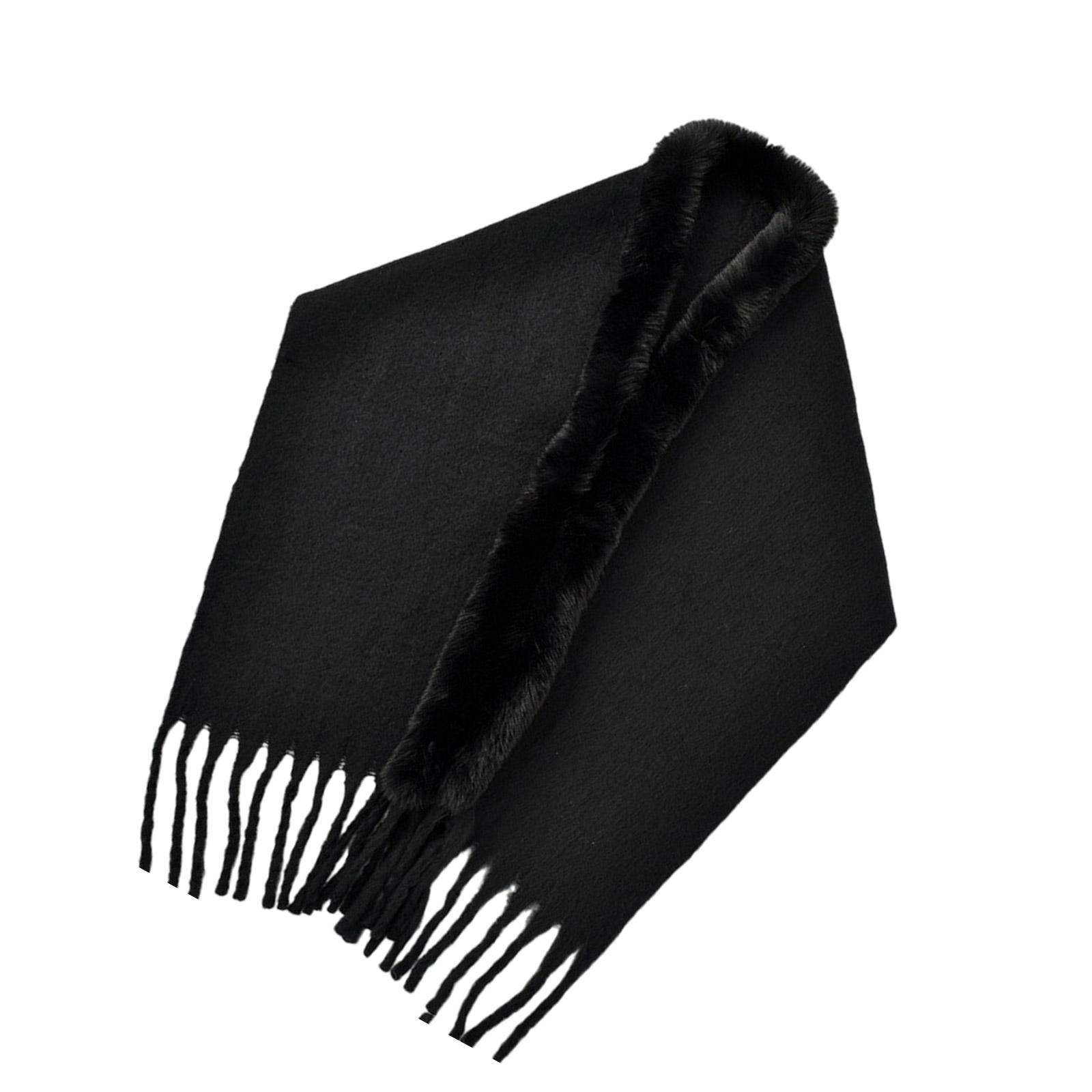 Stylish Faux Cashmere Shawl Soft Cold Weather Cloak Artificial Furs Capes for Business and Casual Wear чорний
Stylish Faux Cashmere Shawl Soft Cold Weather Cloak Artificial Furs Capes for Business and Casual Wear чорний