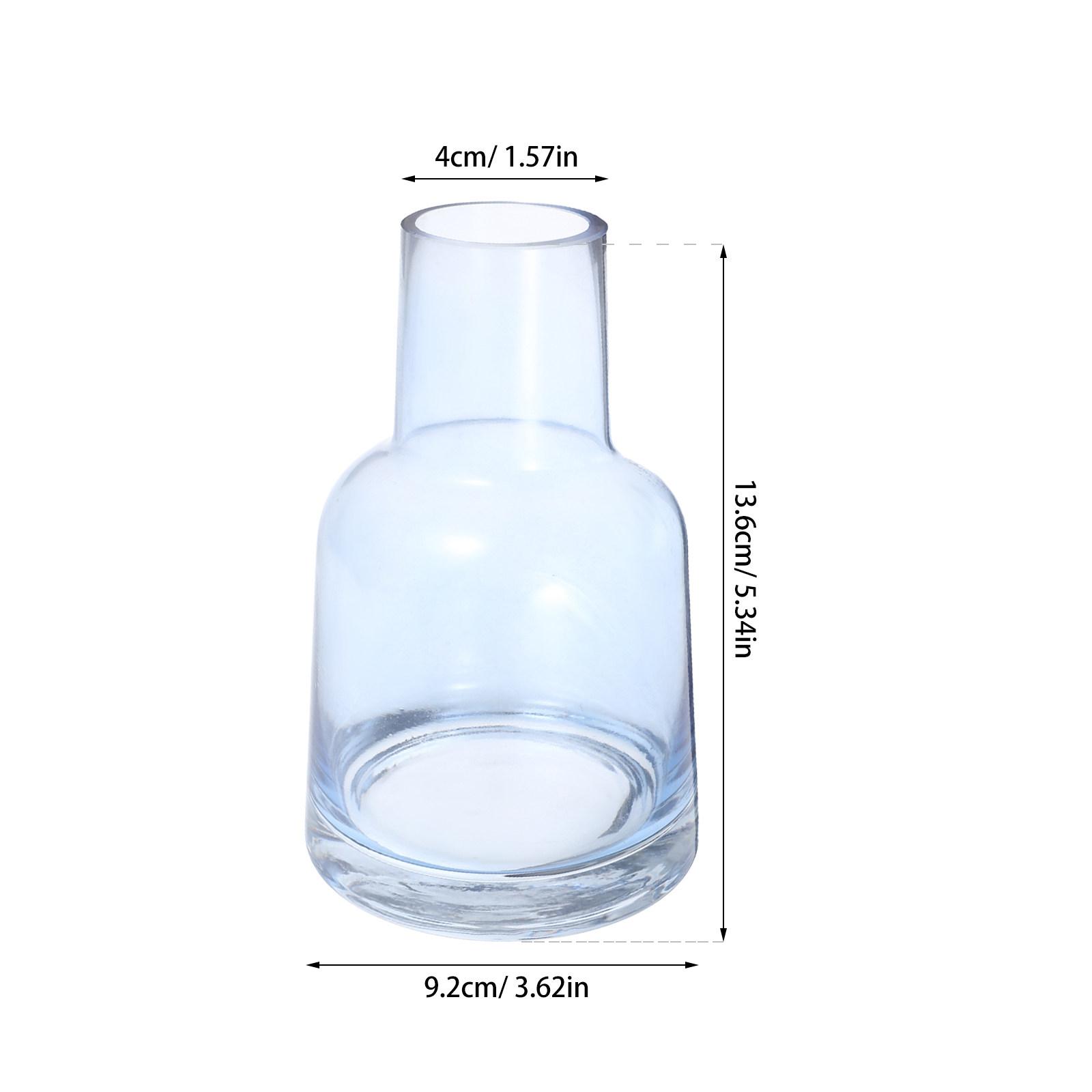Creative Glass Flower Vase Bottle Decorative Home Office Desktop Decoration with Cobbles Accent Brevicollis Grey Blue Flower синий
Creative Glass Flower Vase Bottle Decorative Home Office Desktop Decoration with Cobbles Accent Brevicollis Grey Blue Flower синий
