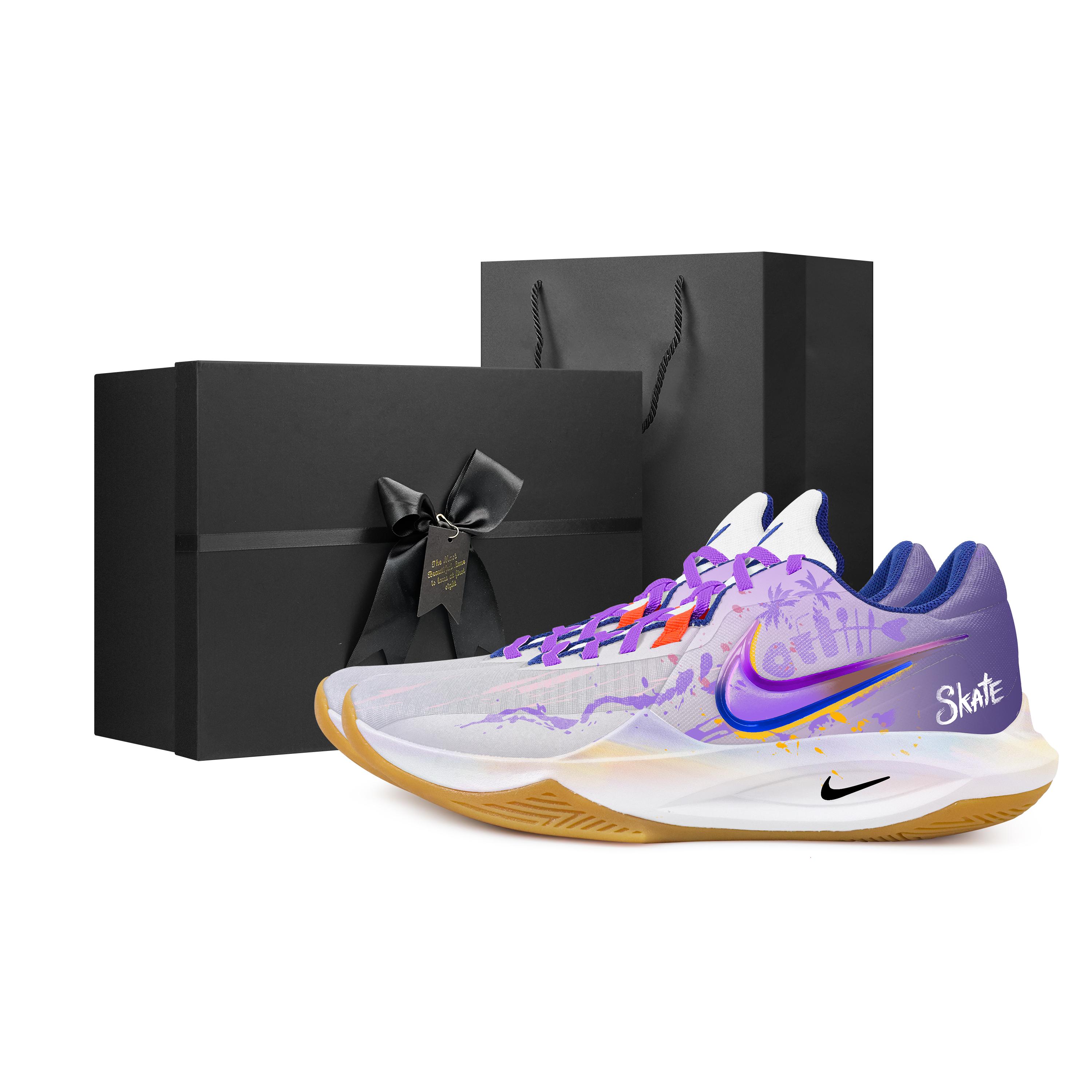 Nike Precision 6 Summer Passion Black Box Anti Slip Wear Resistant Low Top Basketball Shoes Men s Purple HV1796-141(Team529-) 42.5
Nike Precision 6 Summer Passion Black Box Anti Slip Wear Resistant Low Top Basketball Shoes Men s Purple HV1796-141(Team529-) 42.5