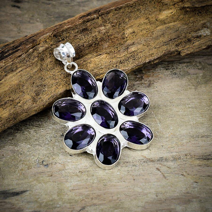 Amethyst Gemstone Handmade 925 Sterling Silver Jewelry Pendant 1.97 M-85
Amethyst Gemstone Handmade 925 Sterling Silver Jewelry Pendant 1.97 M-85