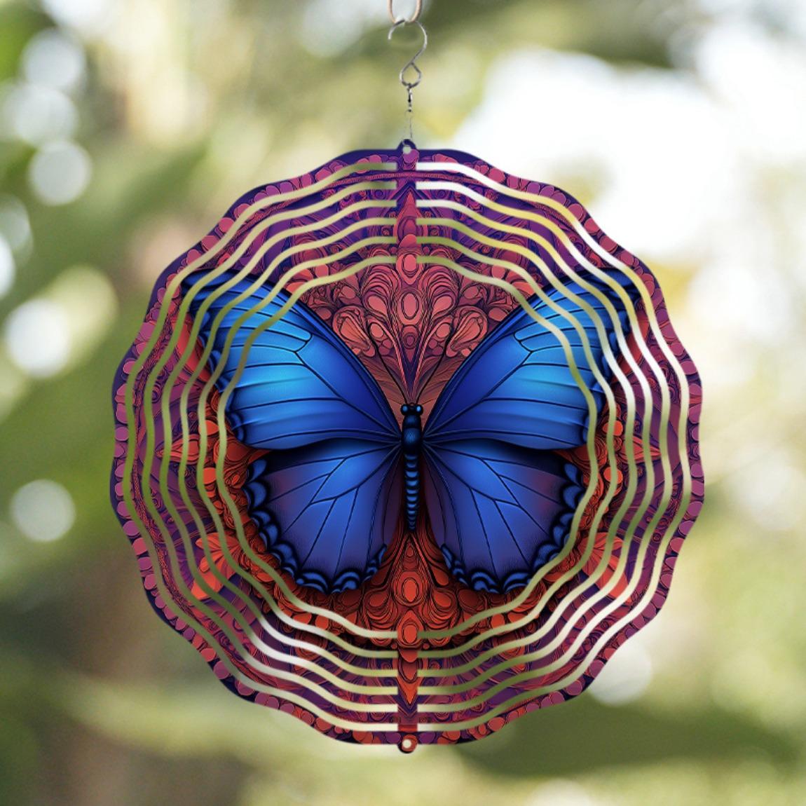 10 Inch Colorful Butterfly Wind Chime with Easy Hook Durable Outdoor Decor for Garden Yard Mothers Day Thanksgiving Gift
10 Inch Colorful Butterfly Wind Chime with Easy Hook Durable Outdoor Decor for Garden Yard Mothers Day Thanksgiving Gift