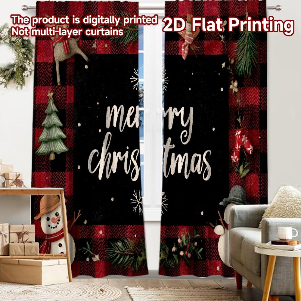 2pcs, 2D FLAT PRINTING Curtains (Without Rod) FestiveSnowflakes Christmas Festival Fashion Curtains Polyester Easy Install 52.50 × 116.00 cm 2 pcs
2pcs, 2D FLAT PRINTING Curtains (Without Rod) FestiveSnowflakes Christmas Festival Fashion Curtains Polyester Easy Install 52.50 × 116.00 cm 2 pcs