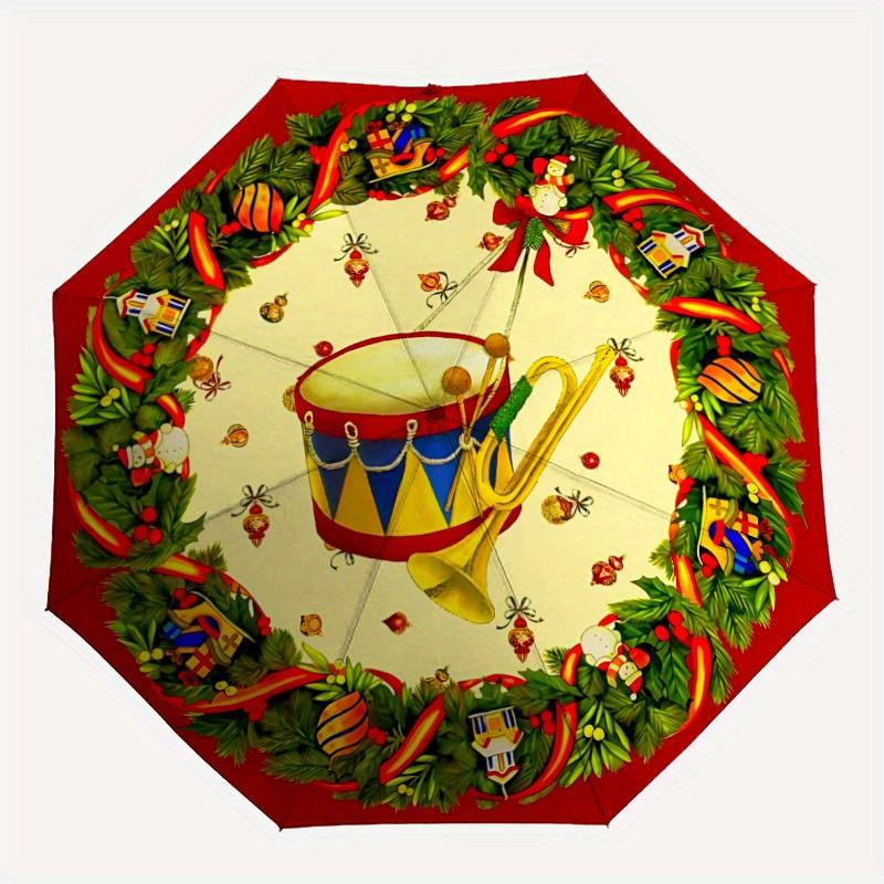1pc Christmas wreath Automatic Umbrella 8-Bone Design Compact Gear for Outdoor Travel, Perfect Holiday Gift yy250827008
1pc Christmas wreath Automatic Umbrella 8-Bone Design Compact Gear for Outdoor Travel, Perfect Holiday Gift yy250827008