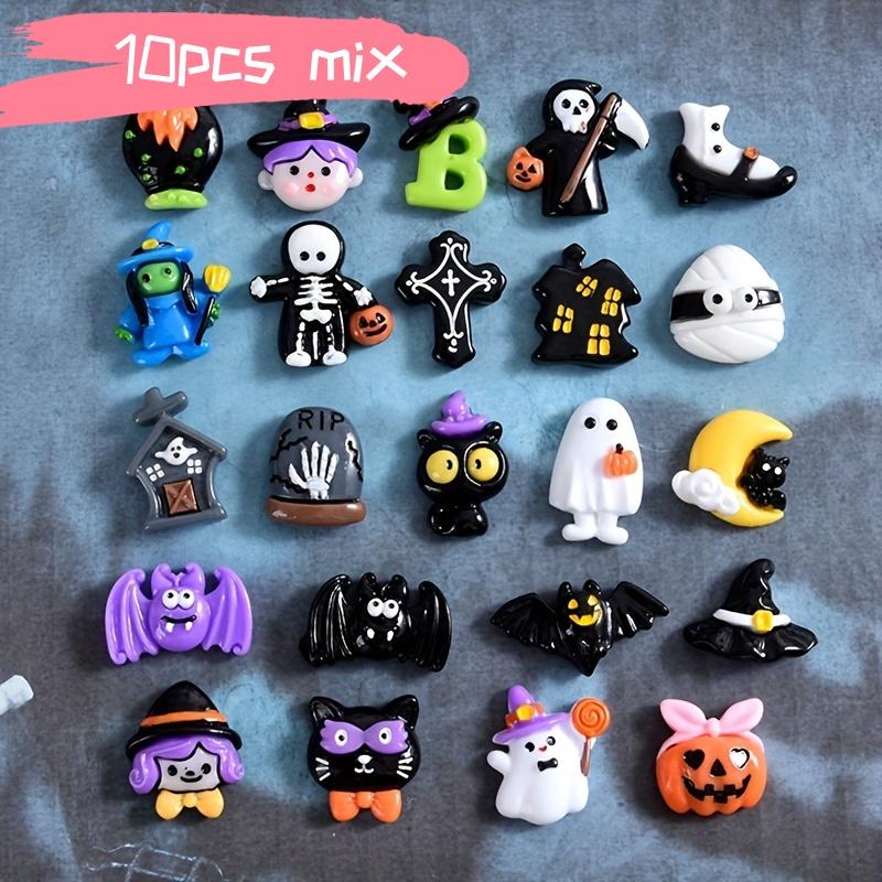 10 pieces of resin mini Halloween charm hair bow Diy accessories
10 pieces of resin mini Halloween charm hair bow Diy accessories