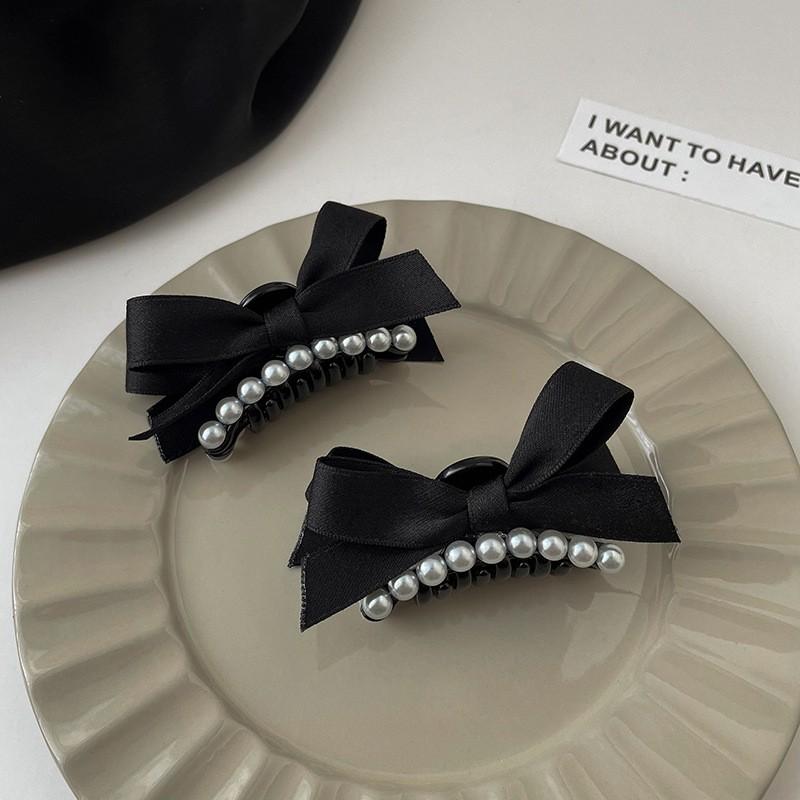 2PCS Bow Pearl Small Hair Claw Clips Women Girls Black Ponytail Holder Crab Clamps Barrettes Clips Hairpin Hair Accessories Set
2PCS Bow Pearl Small Hair Claw Clips Women Girls Black Ponytail Holder Crab Clamps Barrettes Clips Hairpin Hair Accessories Set