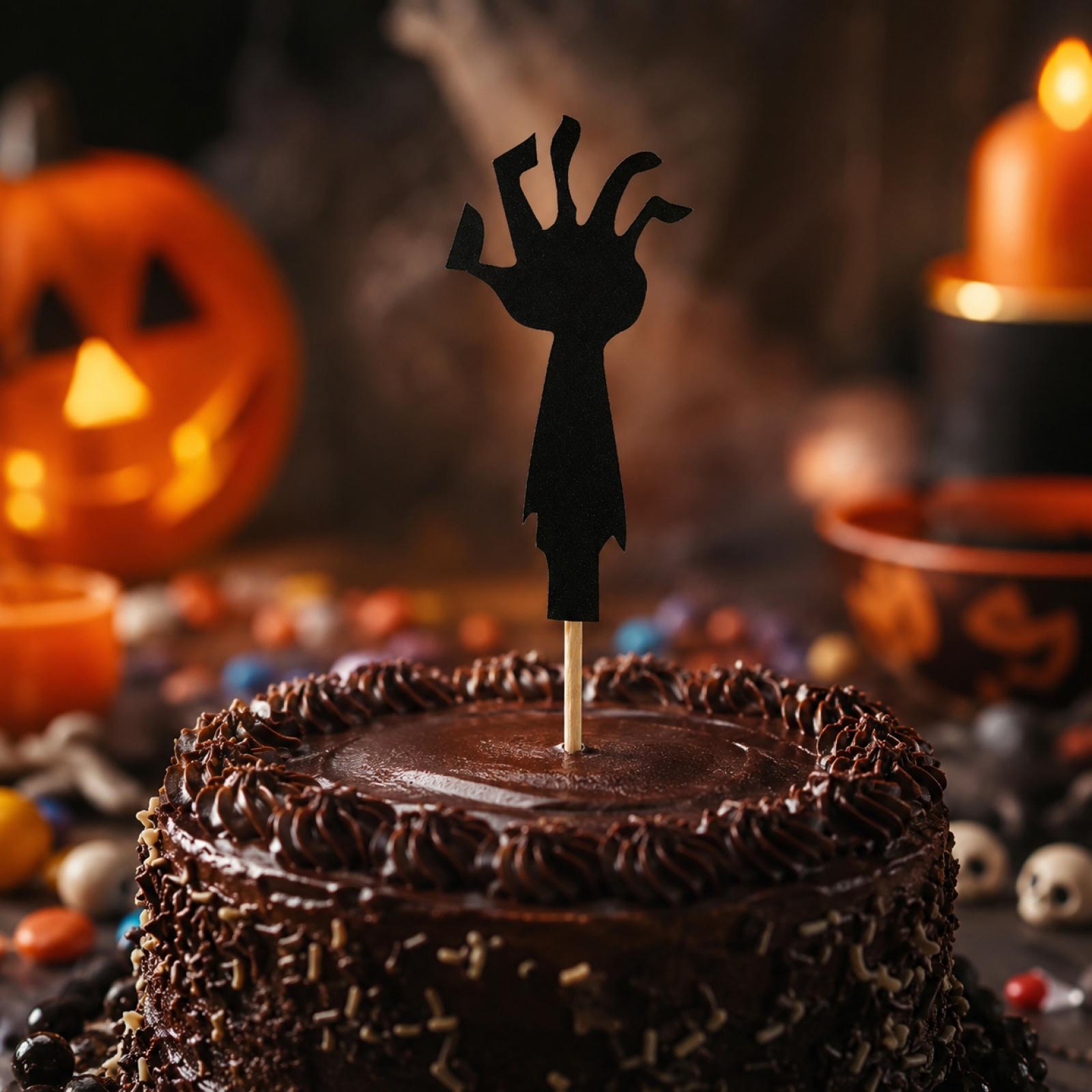 8pcs Halloween Paper Zombie Hand Dessert Picks Set DIY Party Decoration Supplies for Cupcakes and Snacks Halloween Themed Table Accessories One Size чорний
8pcs Halloween Paper Zombie Hand Dessert Picks Set DIY Party Decoration Supplies for Cupcakes and Snacks Halloween Themed Table Accessories One Size чорний