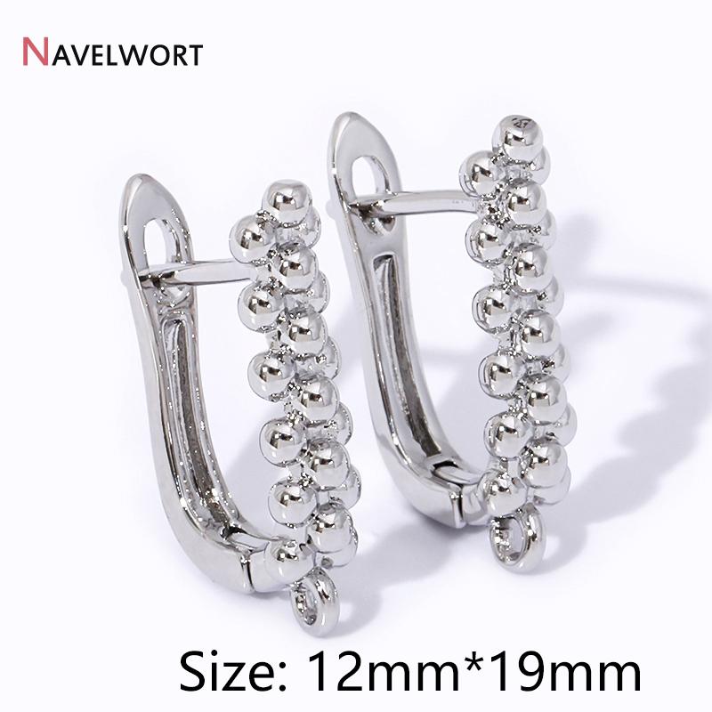 Gold Plated Brass Metal Earwires Basic Fasteners,Earring Fixtures,Inlaid Zircon Earring Hooks,Earring Making Supplies 2 Pairs
Gold Plated Brass Metal Earwires Basic Fasteners,Earring Fixtures,Inlaid Zircon Earring Hooks,Earring Making Supplies 2 Pairs