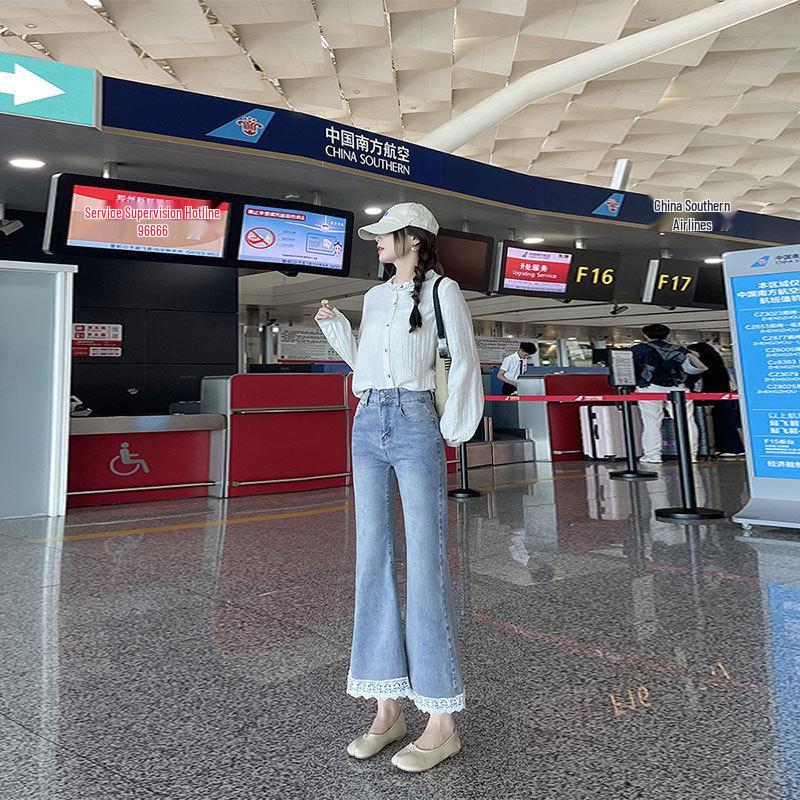 Plus Size Women s Blue Lace Denim Jeans - Autumn 2025 High Waist Slimming Cropped Flare Pants Extra Small светло-синий
Plus Size Women s Blue Lace Denim Jeans - Autumn 2025 High Waist Slimming Cropped Flare Pants Extra Small светло-синий