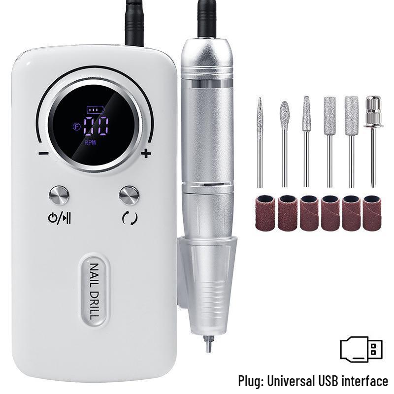 Rechargeable Portable Nail Salon Grinder & Dead Skin Remover
Rechargeable Portable Nail Salon Grinder & Dead Skin Remover