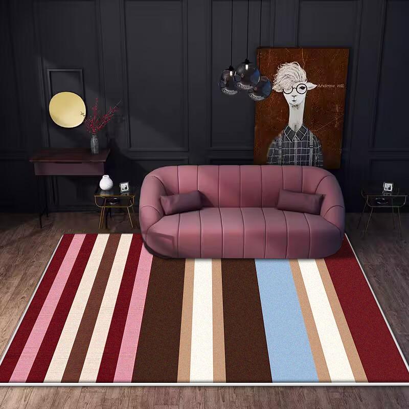 Простой полосатый ковер Современная легкая роскошь Большая площадь Гостиная Диван Ковры Скандинавский декор для спальни Ковер Домашняя комната Плюшевые ковры 60*90cm
Простой полосатый ковер Современная легкая роскошь Большая площадь Гостиная Диван Ковры Скандинавский декор для спальни Ковер Домашняя комната Плюшевые ковры 60*90cm