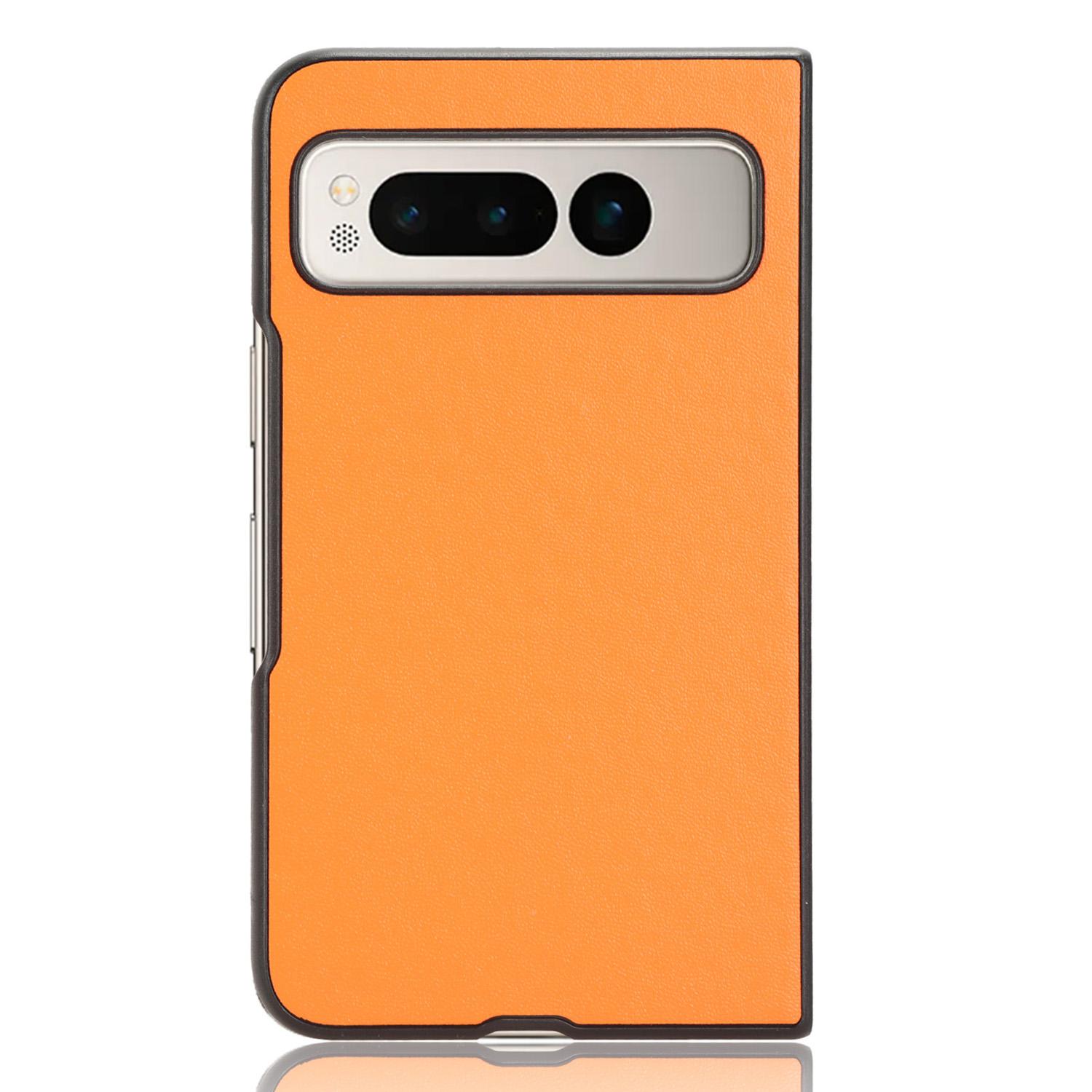 For Google Pixel Fold Drop-proof PU Leather Coated PC Phone Case Smartphone Cover Orange
For Google Pixel Fold Drop-proof PU Leather Coated PC Phone Case Smartphone Cover Orange
