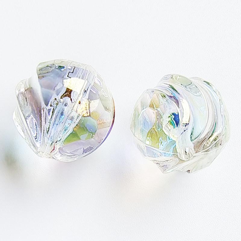 18mm Iridescent Aurora Transparent Faceted Round Beads for DIY Jewelry Making
18mm Iridescent Aurora Transparent Faceted Round Beads for DIY Jewelry Making
