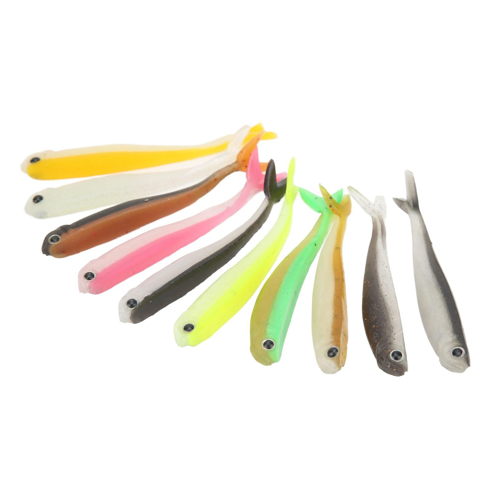 10PCS Soft Lures Fishtail Design Dual Color 2.6g 8.5cm Silicone Fishing Tackle Lure Fishing Bait for Outdoor
10PCS Soft Lures Fishtail Design Dual Color 2.6g 8.5cm Silicone Fishing Tackle Lure Fishing Bait for Outdoor