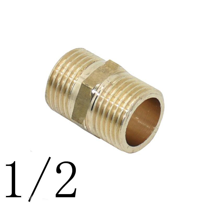 1/2 3/4 1 brass metal threaded Male connectors G1/2 G3/4 G1 copper 2 way thread Repair joints Extended repair joints 1pcs
1/2 3/4 1 brass metal threaded Male connectors G1/2 G3/4 G1 copper 2 way thread Repair joints Extended repair joints 1pcs