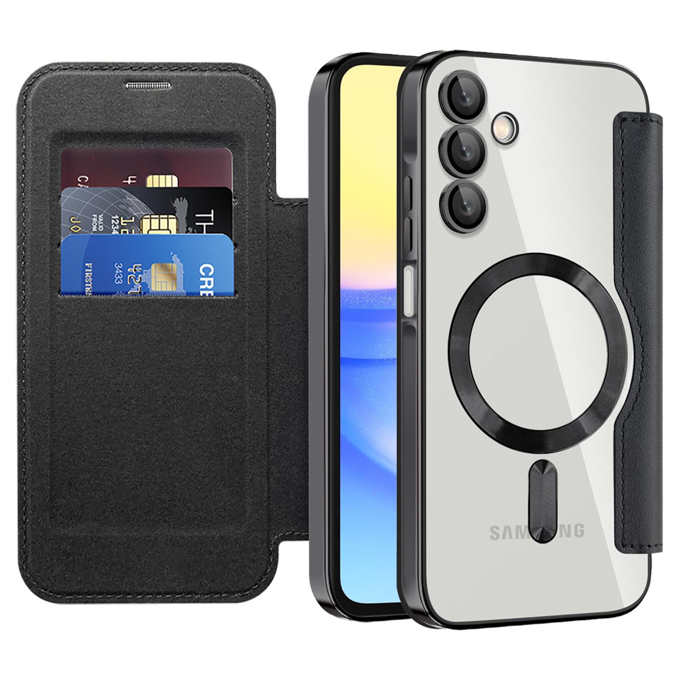 For Samsung Galaxy A15 4G/5G Magnetic Case RFID Blocking Leather Phone Cover Card Holder Black
For Samsung Galaxy A15 4G/5G Magnetic Case RFID Blocking Leather Phone Cover Card Holder Black