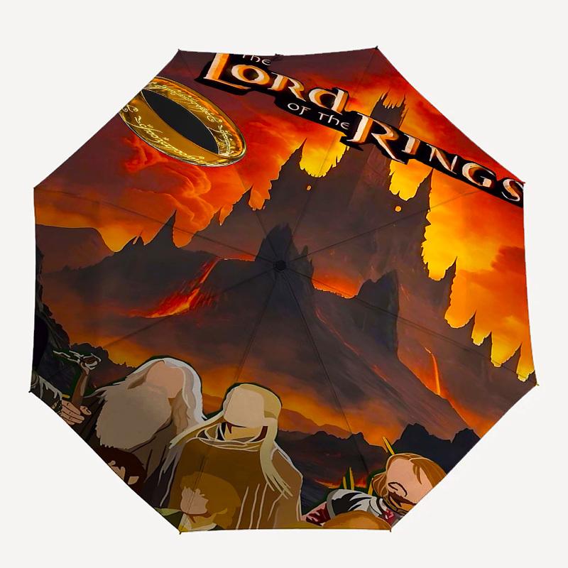 1pc Lord of the Rings Automatic Folding Umbrella - Compact 8-Rib Design, Durable Plastic & Iron1500L
1pc Lord of the Rings Automatic Folding Umbrella - Compact 8-Rib Design, Durable Plastic & Iron1500L