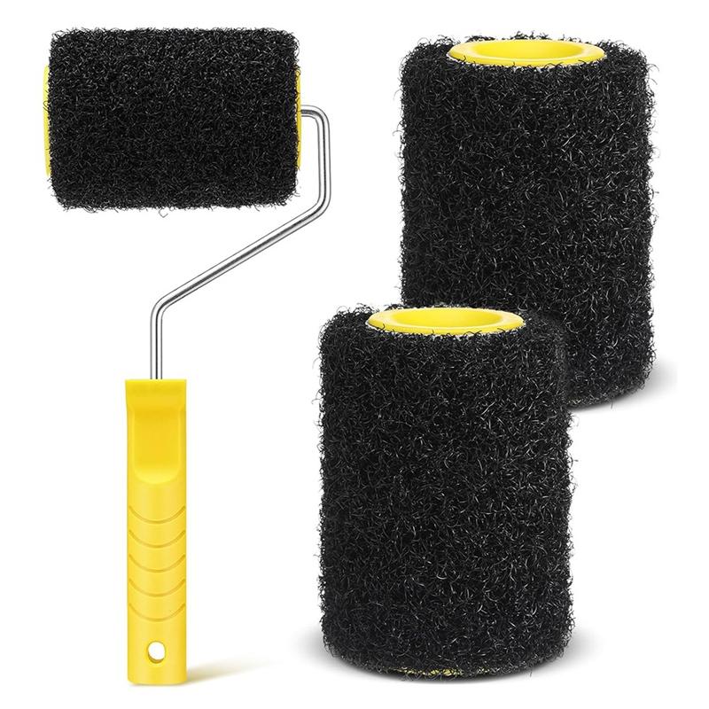 A95I-3Pcs 4 Inch Drywall Compound Roller Cover With Paint Frame,Drywall Texture Brush,Mud Roller For Putty,Diatomaceous Earth
A95I-3Pcs 4 Inch Drywall Compound Roller Cover With Paint Frame,Drywall Texture Brush,Mud Roller For Putty,Diatomaceous Earth