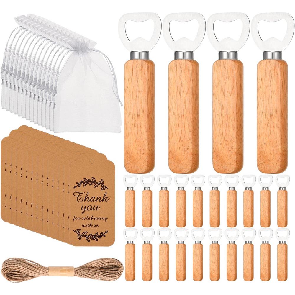 Stainless Steel Beer Bottle Opener With Wooden Handle Wedding Gifts For Guests Kitchen Bar Tools Promotion Gift With 24 Pcs
Stainless Steel Beer Bottle Opener With Wooden Handle Wedding Gifts For Guests Kitchen Bar Tools Promotion Gift With 24 Pcs