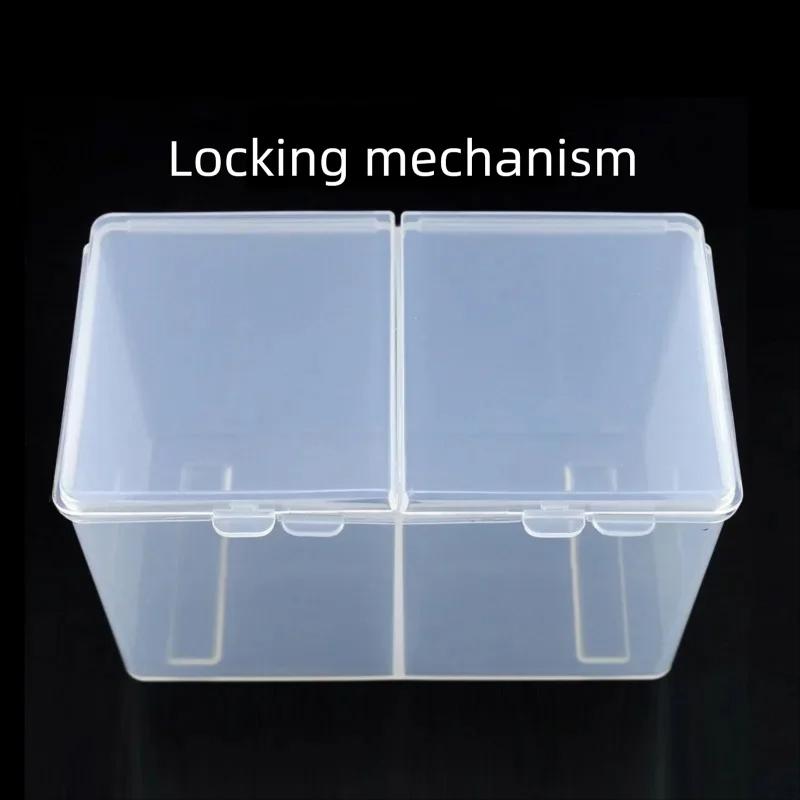 Nail Wipe Storage Box Cotton Pad Storage Box Independent Double-Compartment Nail Wipe Container Cotton Swab Stick Storage Box
Nail Wipe Storage Box Cotton Pad Storage Box Independent Double-Compartment Nail Wipe Container Cotton Swab Stick Storage Box