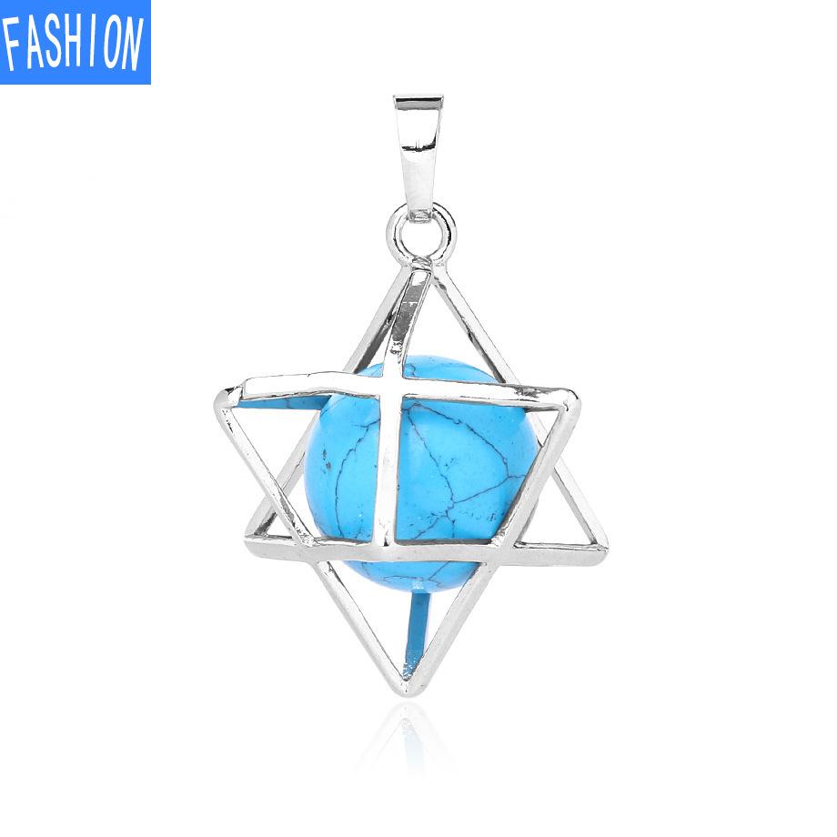 Популярний металевий кулон із шестикутною зіркою, намисто з білої синьо-зеленої сосни з малахіту, видовбані намистини Melcaba turquoise
Популярний металевий кулон із шестикутною зіркою, намисто з білої синьо-зеленої сосни з малахіту, видовбані намистини Melcaba turquoise