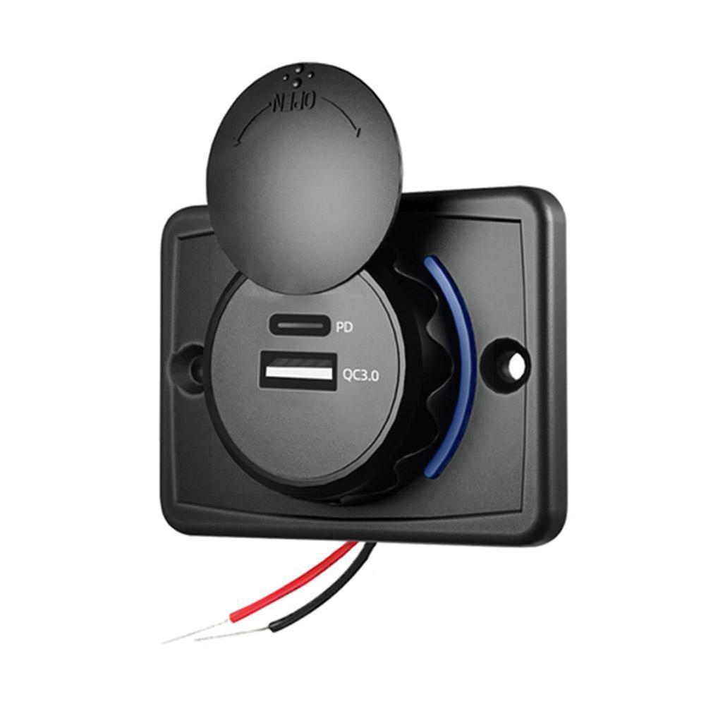 Quick Charge 3.0 Dual USB & PD Type-C зарядное гнездо розетка Fast Outlet водонепроницаемое зарядное устройство QC3.0 USB зарядное устройство 12 В/24 В автомобильное объявление N8C5
Quick Charge 3.0 Dual USB & PD Type-C зарядное гнездо розетка Fast Outlet водонепроницаемое зарядное устройство QC3.0 USB зарядное устройство 12 В/24 В автомобильное объявление N8C5