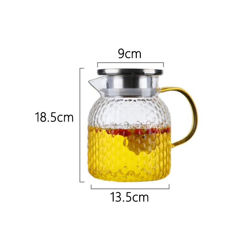 1800 мл/2000 мл Холодный чайник Охлаждающий чайник для воды Бытовой жаростойкий чайник Кувшин для лимонной воды Классический заварочный чайник с ручкой
1800 мл/2000 мл Холодный чайник Охлаждающий чайник для воды Бытовой жаростойкий чайник Кувшин для лимонной воды Классический заварочный чайник с ручкой