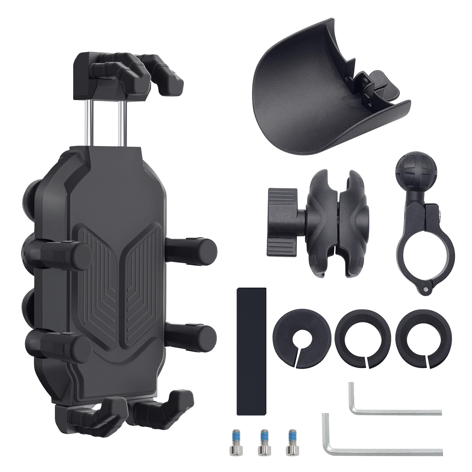 Кронштейн для телефона на руль мотоцикла велосипеда QC3.0 USB зарядное устройство подставка держатель 15*8.8cm чёрный
Кронштейн для телефона на руль мотоцикла велосипеда QC3.0 USB зарядное устройство подставка держатель 15*8.8cm чёрный