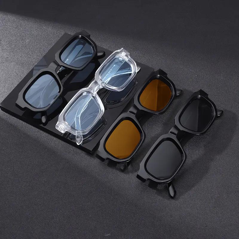 4pcsNew Men Vintage Rectangle Frame Sunglasses Fashion Retro Sun Glasses Luxury Brand Design Glasses UV400 Eyewear Women Goggles
4pcsNew Men Vintage Rectangle Frame Sunglasses Fashion Retro Sun Glasses Luxury Brand Design Glasses UV400 Eyewear Women Goggles